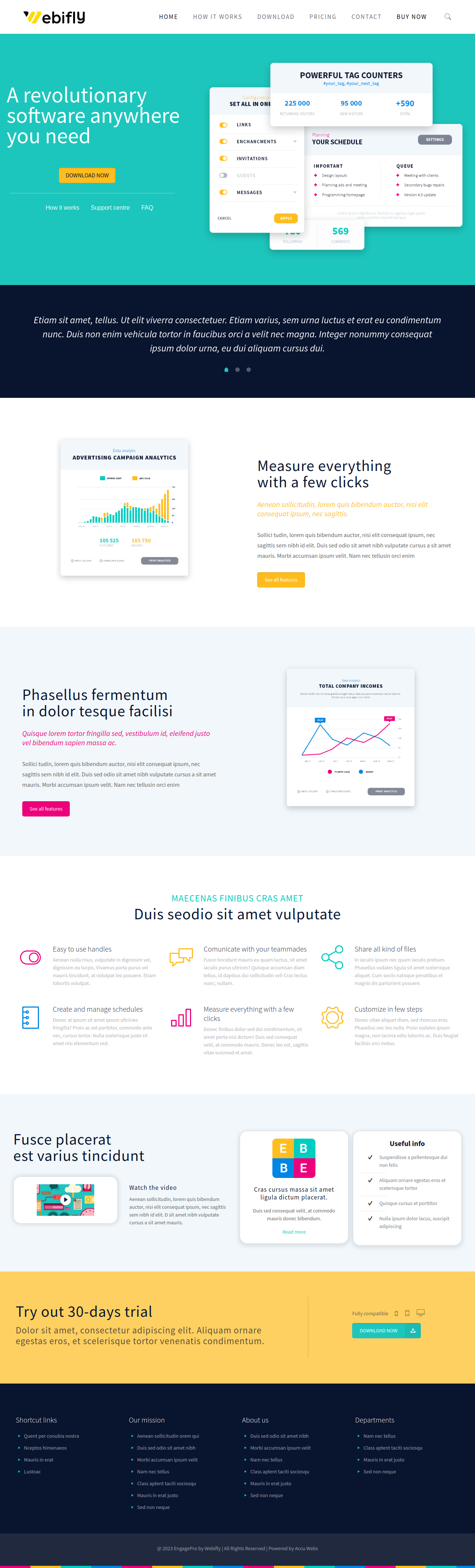 Audience Attractive Landing Page Template