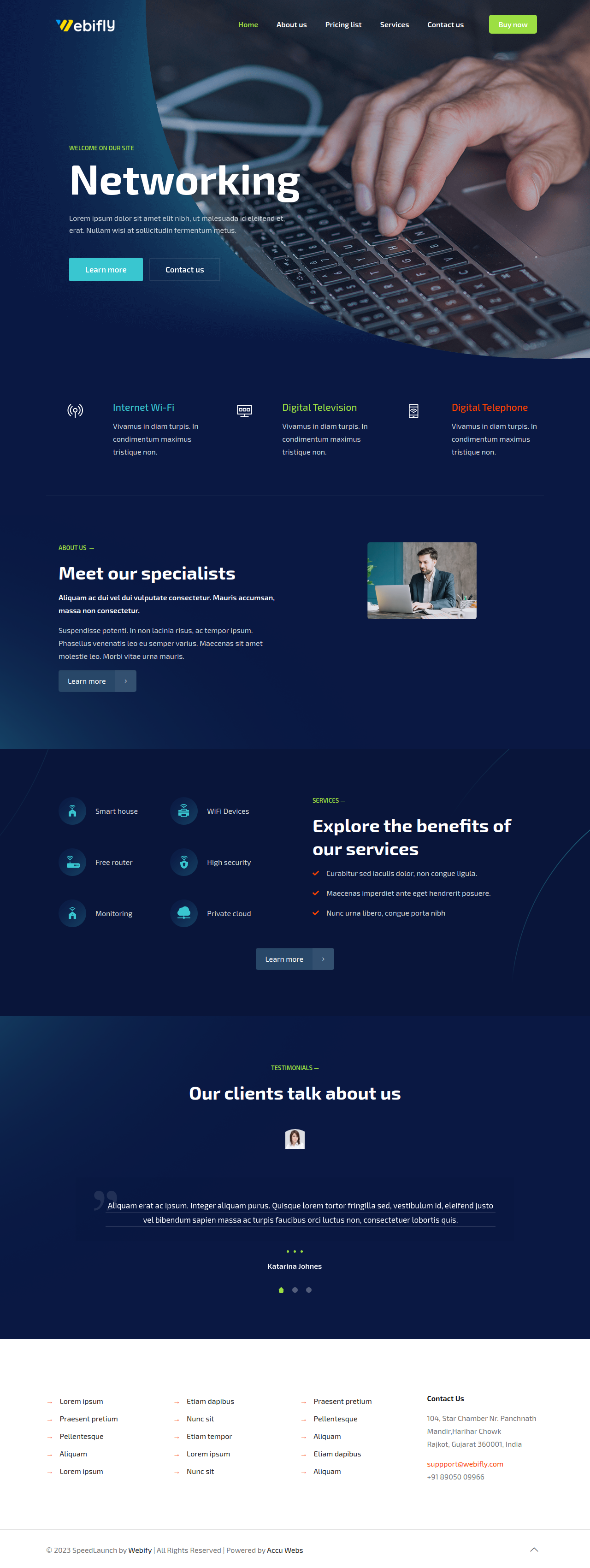 Speed Launch Landing Page
