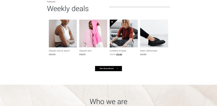 ecommerce clothing templates for youngstars
