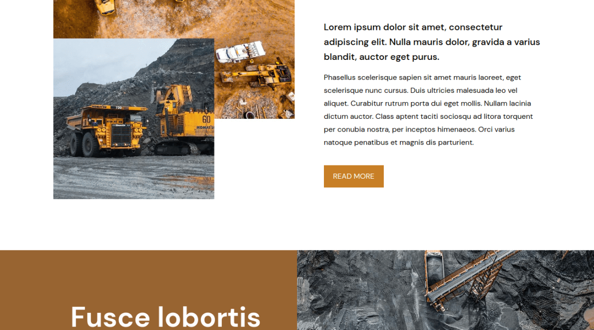 Elite Website Industrial Template